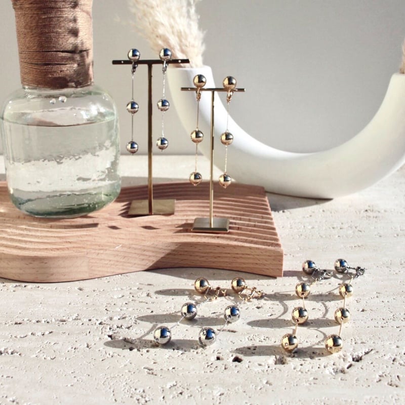 Ceres earing / 3粒 | Soierie Online Store