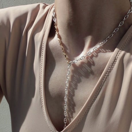 Layered necklace (3P) (mix color)