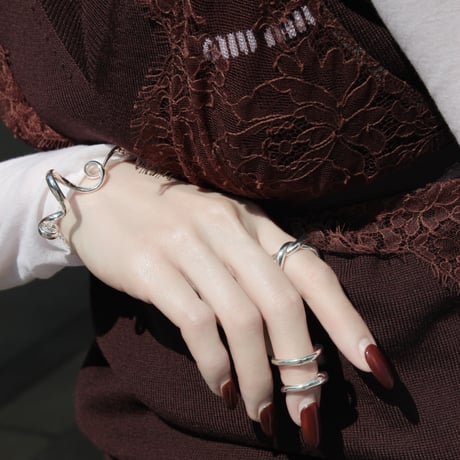 Infinity cuff ring