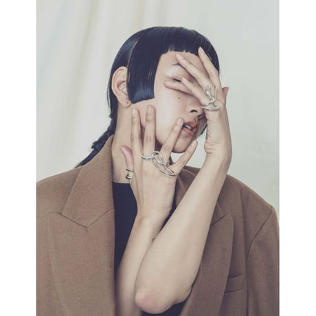 Connect eight loop ring (large/2P) (one color)