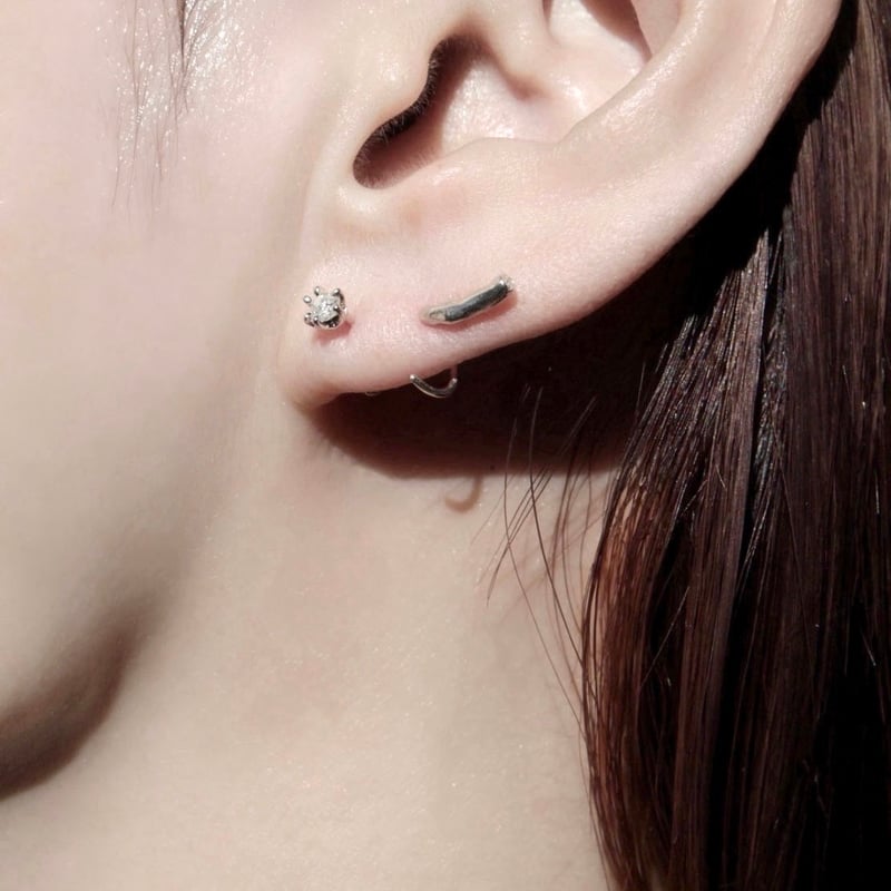 norme diamond pierce (2p) / SV925 | Soierie Onl