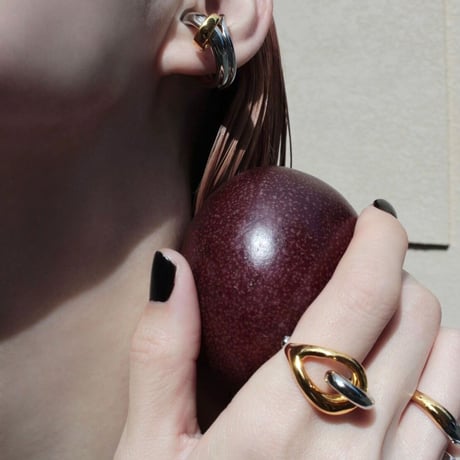Clarity bit earcuff ring  (mix color)