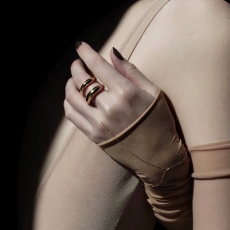 norme earcuff ring (1P)＃12 / SV925＋Gold Plated