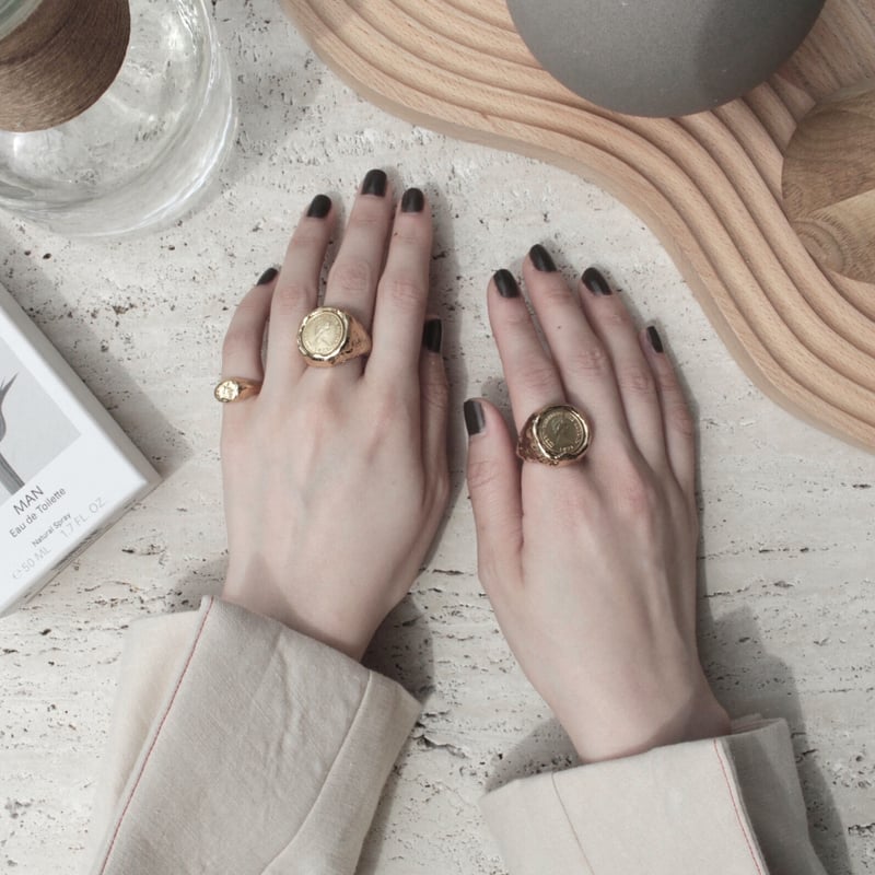 Exclusive coin ring | Soierie WEB STORE