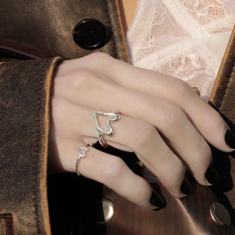 norme open heart ring / SV925