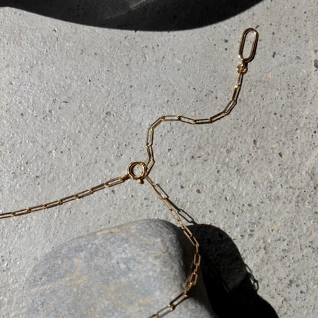 norme pulse necklace / SV925＋Gold Plated