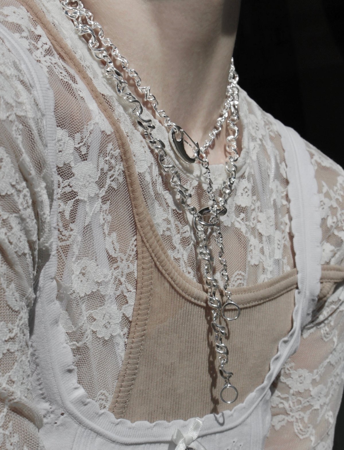 Figue clip slim necklace | Soierie Online Store