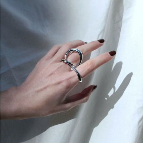 Connect eight loop ring (large/2P) (one color)