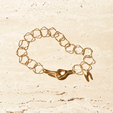 norme hook circle bracelet / SV925＋Gold Plated