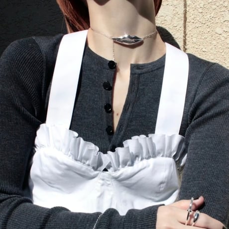 Lip motif necklace【Exclusive item】