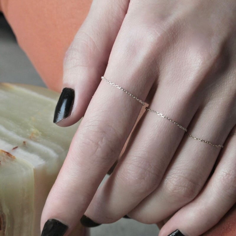 norme chain ring [slim/1P] (Silver) | Soierie