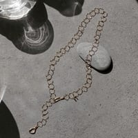 norme hook circle necklace / SV925＋Gold Plated