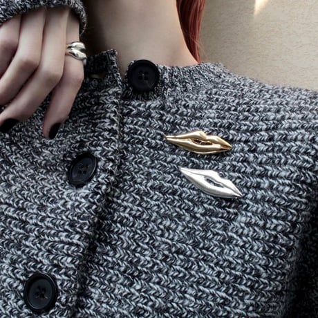 Lip motif brooch【Exclusive item】