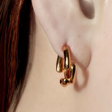 norme lattice pierce / SV925＋Gold Plated