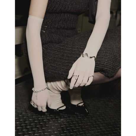 Hair art pinky cuff ring