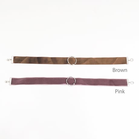 Velour choker (Constellation circle motif)