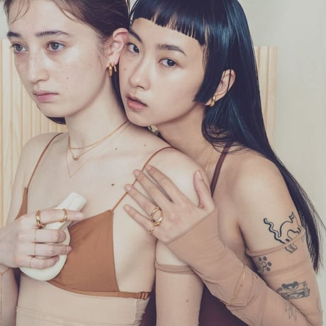norme third necklace / SV925＋Gold Plated