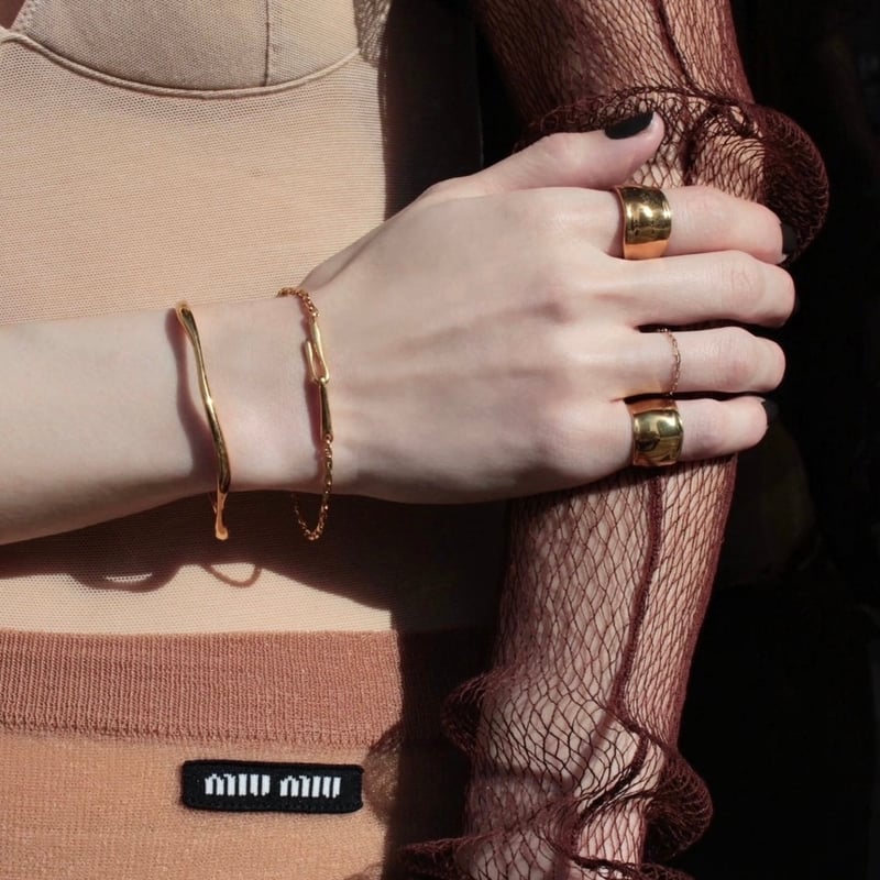 norme dew snake bracelet / Gold | Soierie WEB S