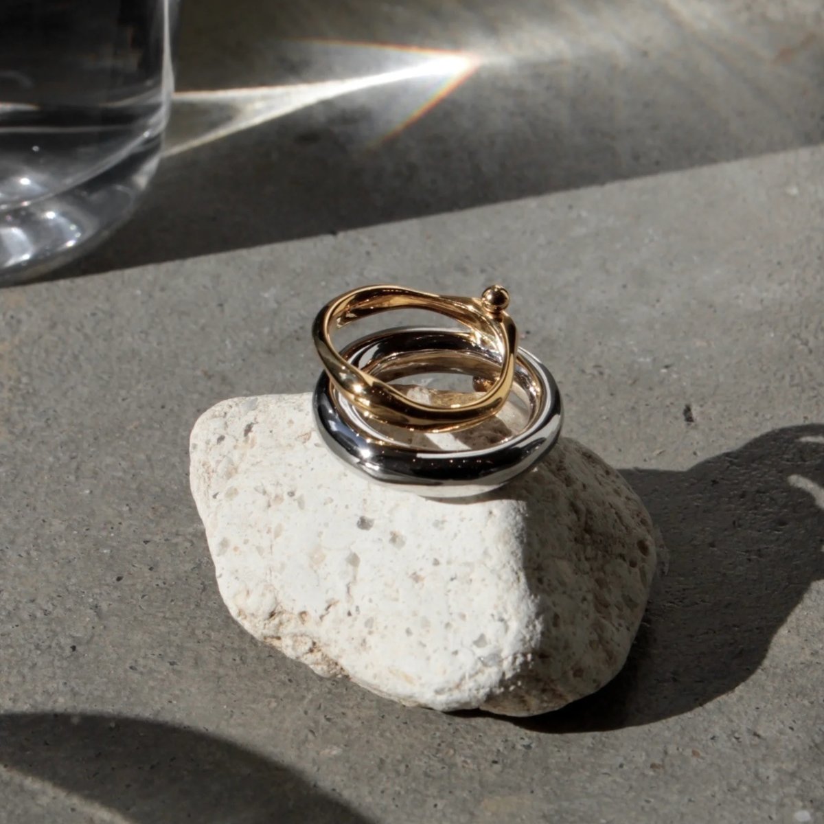 kinetic art ring (mix color) | Soierie Online S