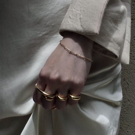 norme earcuff ring (1P) ＃9 / SV925＋Gold Plated