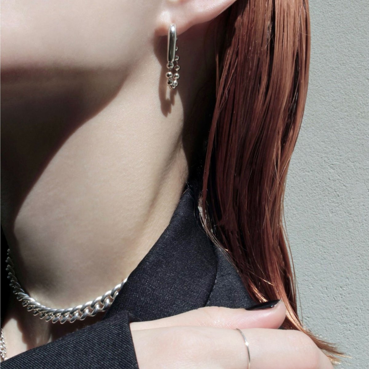 Soierie ソワリー　exude ニードルピアス soierie ソワリー Exude needle pierce ニードルピアス（Soierie