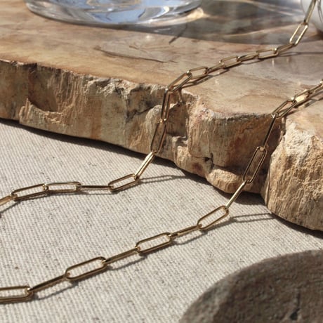 norme long frame necklace (Men's long type) / SV925＋Gold Plated