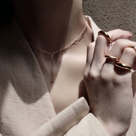 norme earcuff ring (1P)  #4 / SV925＋Gold Plated
