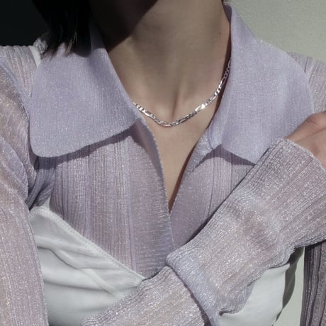 norme standard clear necklace [Unisex line] / SV925
