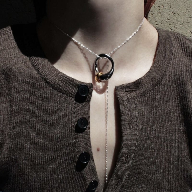 Clarity coil necklace(mix color) | Soierie WEB