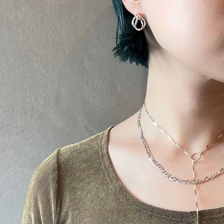 norme standard clear necklace [Unisex line] / SV925