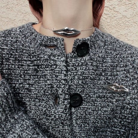Lip motif necklace【Exclusive item】