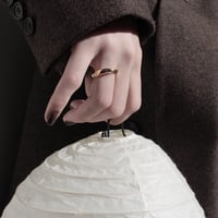 norme clear ring / SV925＋Gold Plated