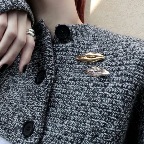 Lip motif brooch【Exclusive item】