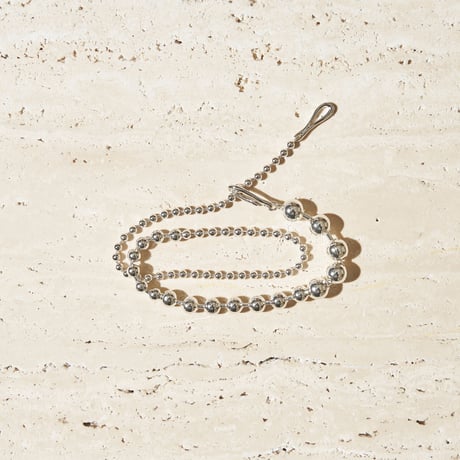 Ball chain hook bracelet [Unisex line]