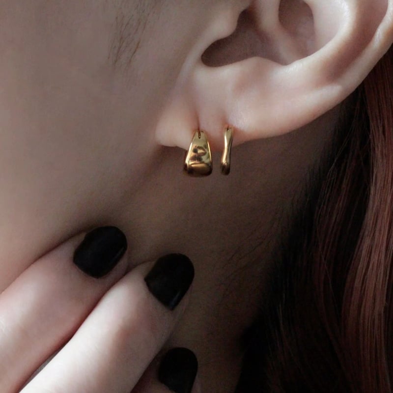 normeDew ピアス norme dew wide pierce / Gold | Soierie Online S