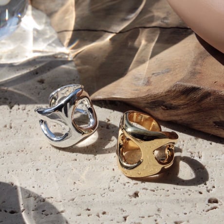 Flower cell ring (gloss)