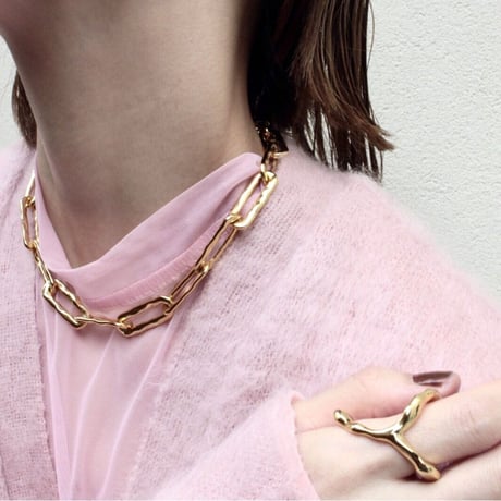 Asymmetry metal frame ring (one color)