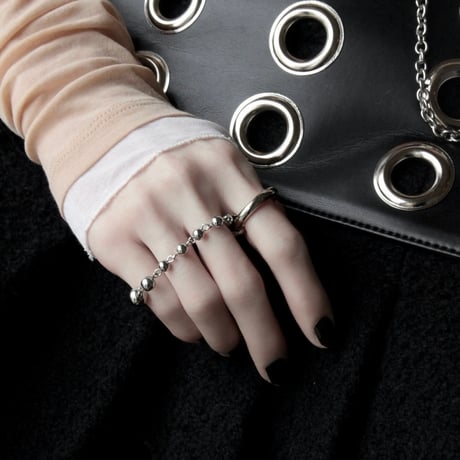 Metal ball carabiner ring