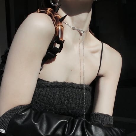 Lead rope necklace