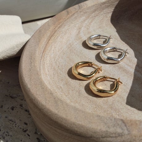 norme fine hoop pierce / SV925