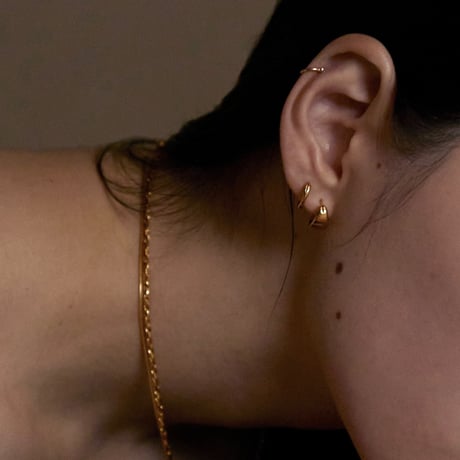 norme dew pierce / SV925＋Gold Plated