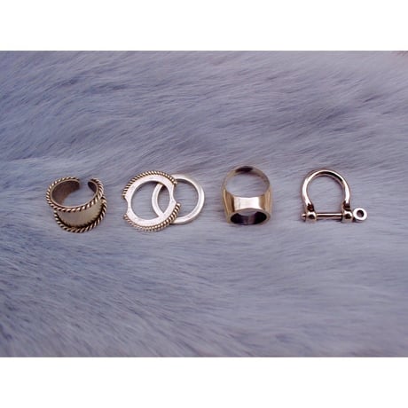 Twist hoop ring