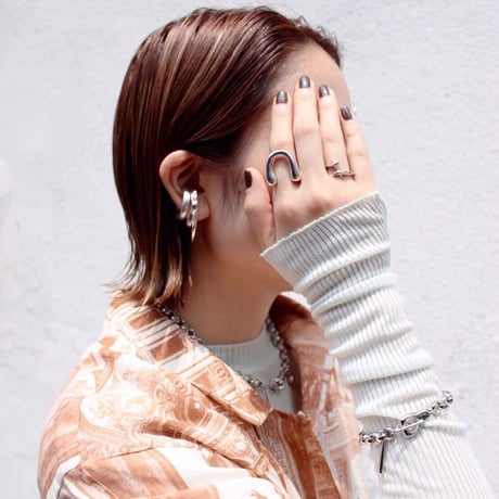 Flow earcuff ring (1P) (one color)