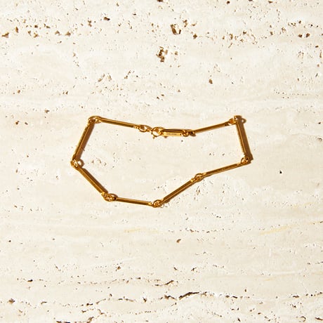 norme bamboo chain bracelet (bold) / SV925＋Gold Plated