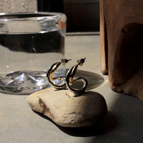 Curve hoop pierce (2P) (mix color)