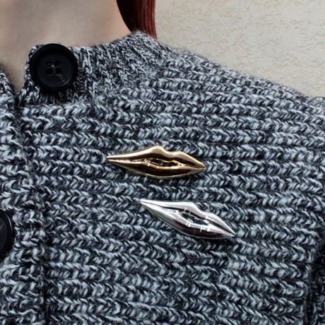 Lip motif brooch【Exclusive item】