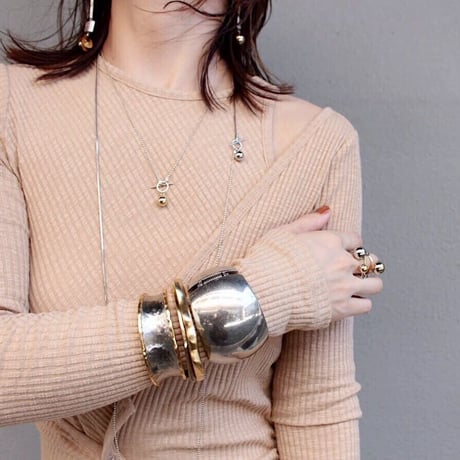 Bronze flat bangle (one color)