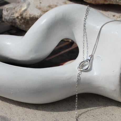 Clay long necklace