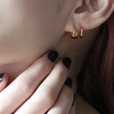 norme dew pierce / SV925＋Gold Plated