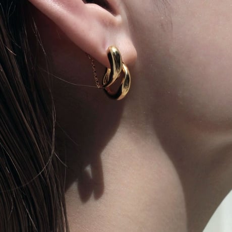 norme first metal pierce / SV925＋Gold Plated